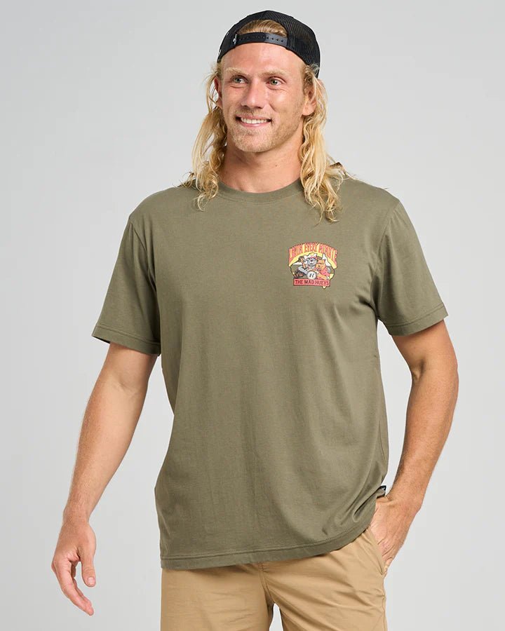 OZ STRAYA | SS TEE - The Mad HueysH425M01008-OLIVE-S