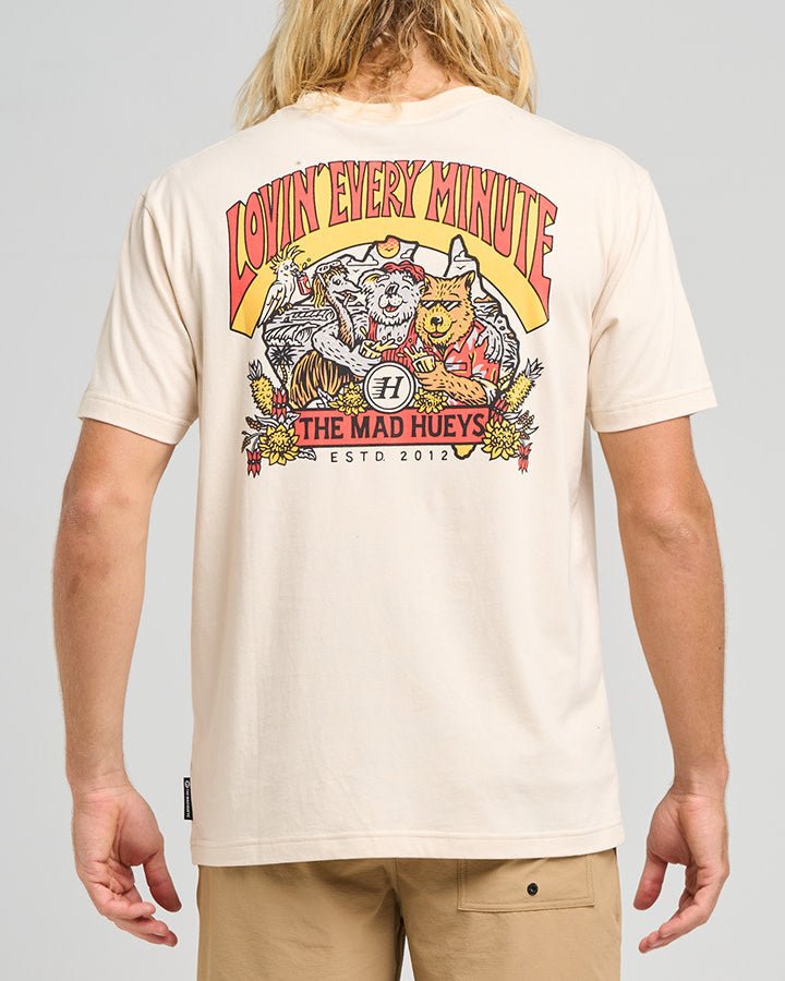 OZ STRAYA | SS TEE - Mad HueysH425M01008 - CEMENT - XL