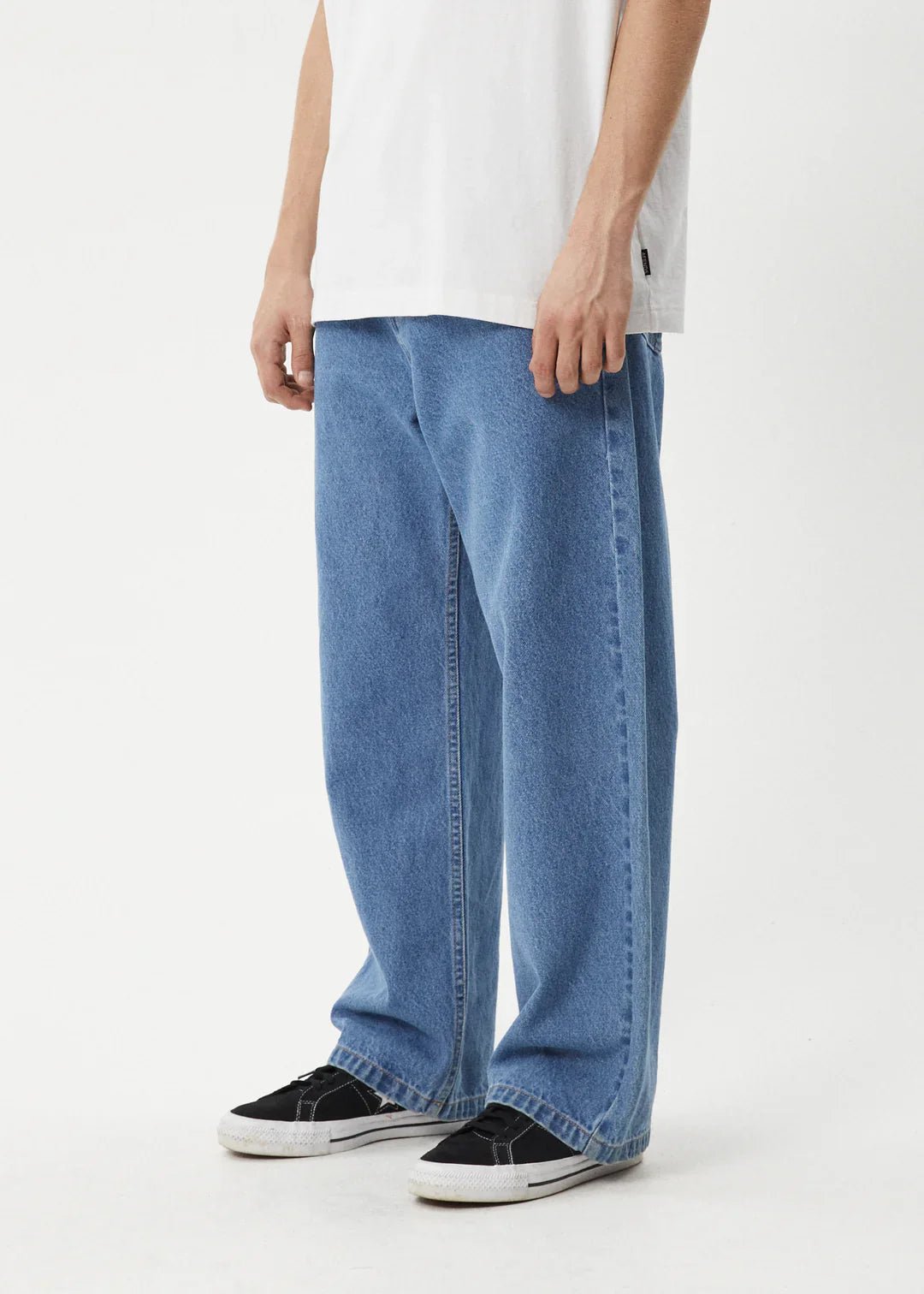 Pablo Denim Baggy Fit Jean - AfendsM230451 - WNB - Worn Blue - 28