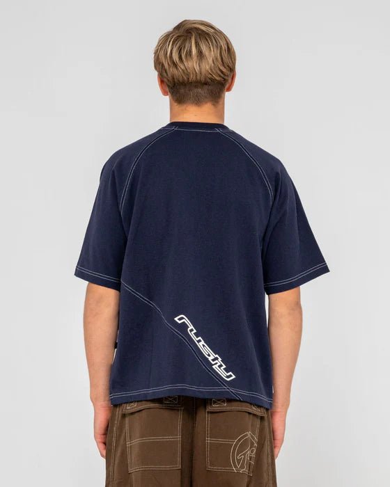 PABLO SHORT SLEEVE HEAVY TEE - RustyTTM3048-NAVY BLUE-S