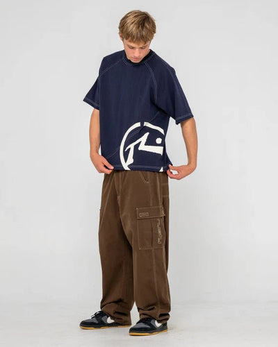 PABLO SHORT SLEEVE HEAVY TEE - RustyTTM3048-NAVY BLUE-S