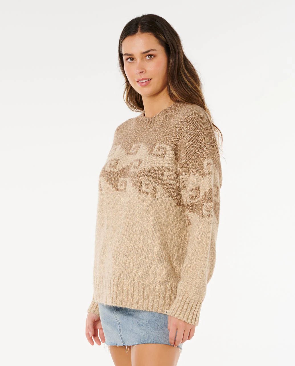 PACIFIC COAST SWEATER - Rip Curl03GWKN-BROWN-2XS