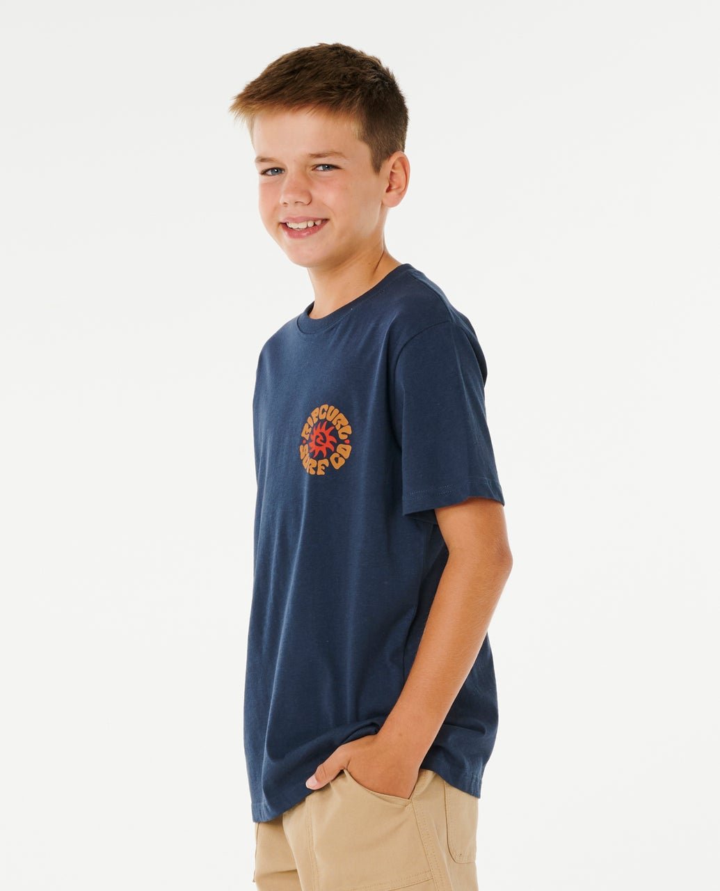 PACIFIC RINSE CIRCLE TEE - BOY - Rip Curl13NBTE-DARK NAVY-8