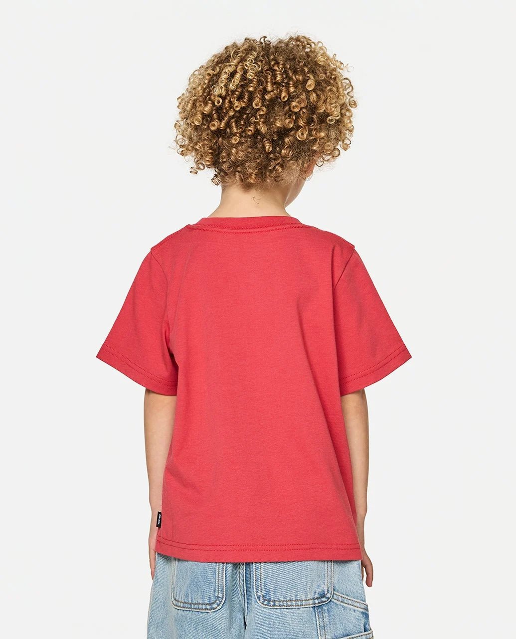 PADDLE OUT LWA TEE-BOY -Rip Curl03BTTE-Washed Red-7to8