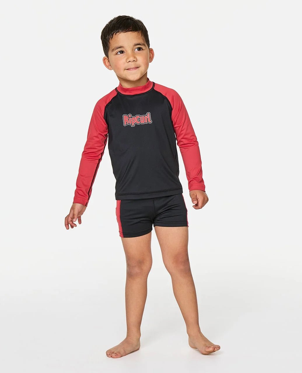 PADDLE OUT SET UPF L/S-BOY -Rip Curl137TRV-Washed Red-1to2