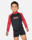 PADDLE OUT SET UPF L/S-BOY -Rip Curl137TRV-Washed Red-1to2
