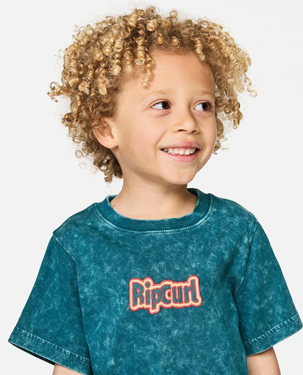 PADDLE OUT WASH TEE-BOY -Rip Curl03CTTE-BLUE GREEN-1to2