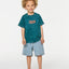 PADDLE OUT WASH TEE-BOY -Rip Curl03CTTE-BLUE GREEN-1to2