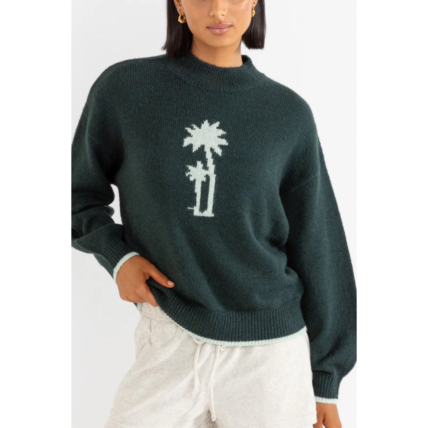 PALM SHADOW JUMPER - RhythmCD24W-KN35-JADE-8