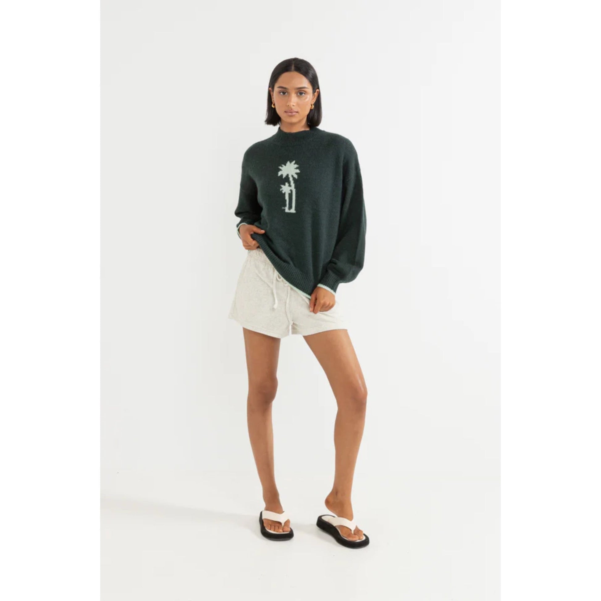 PALM SHADOW JUMPER - RhythmCD24W-KN35-JADE-8