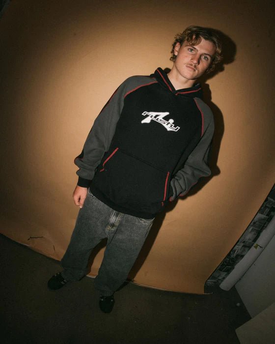 PANEKA HOODED FLEECE - RustyFTM1166-BLACK-S