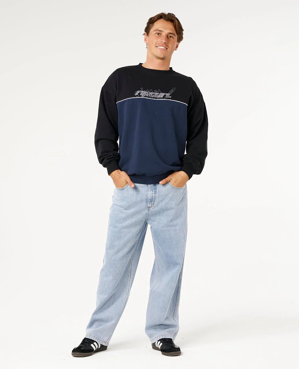 PANEL BEATER CREW - Rip Curl0BFMFL-BLACK-XS