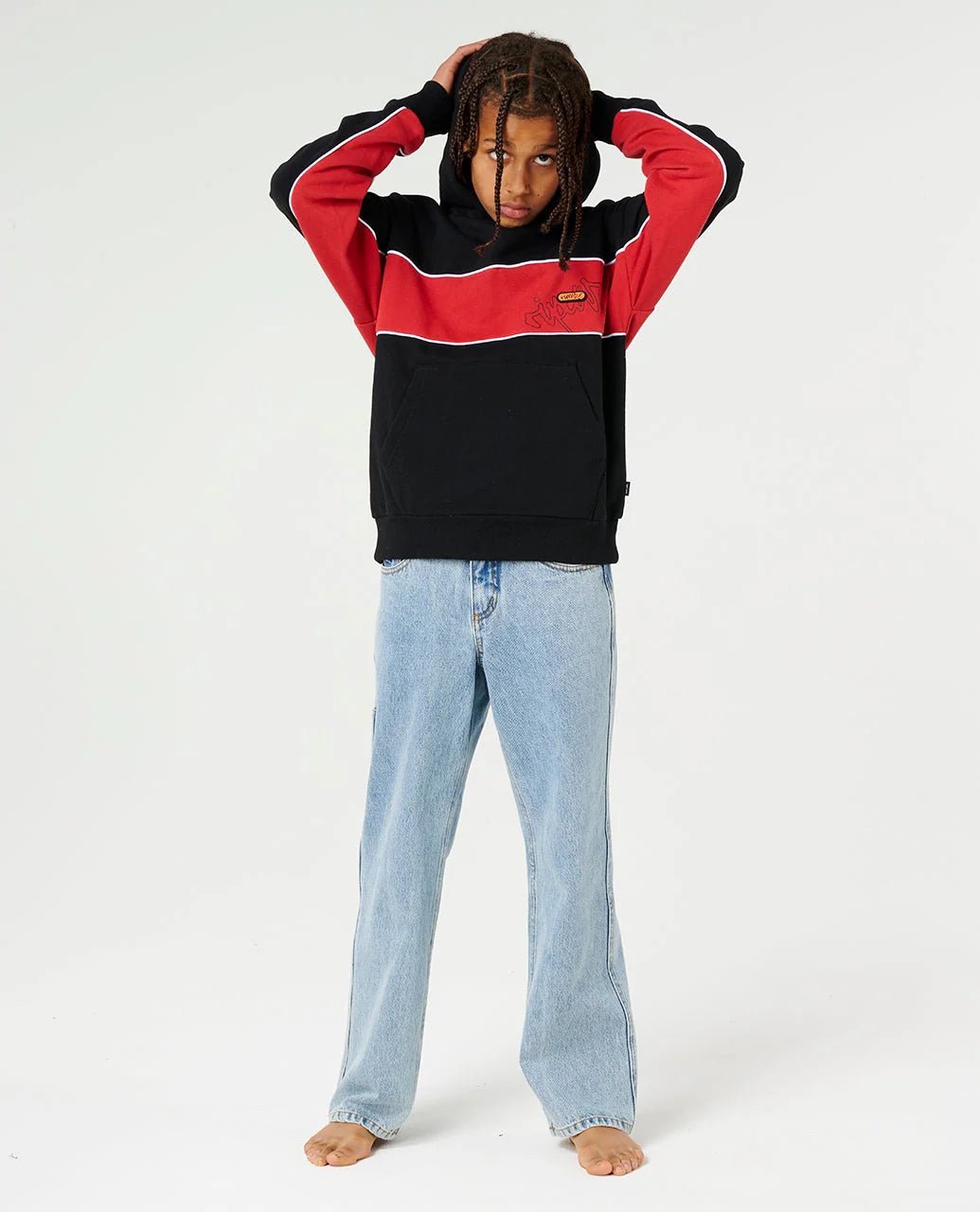 PANEL BEATER FLEECE - BOY - Rip Curl03ZBFL-BLACK-8