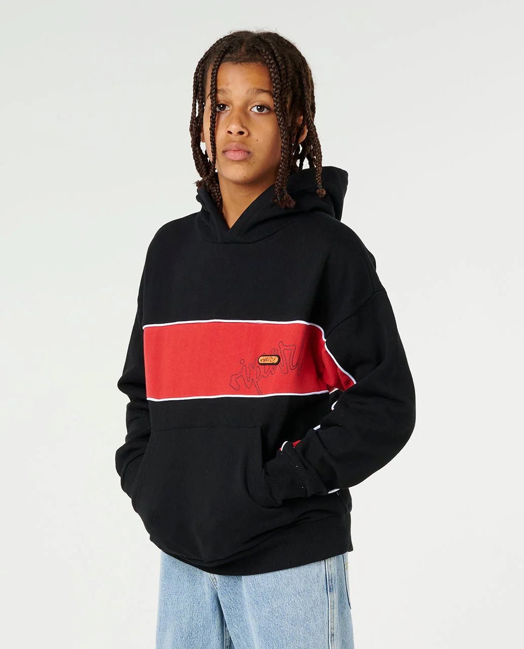 PANEL BEATER FLEECE - BOY - Rip Curl03ZBFL-BLACK-8