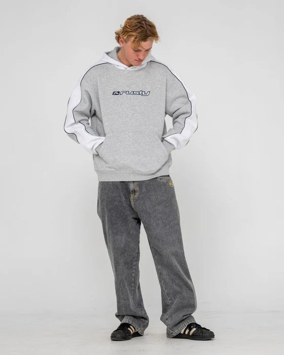 PANELA ANDERSON 2.0 HOODED FLEECE - RustyFTM1179-GREY MARLE-XS