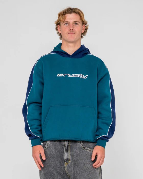 PANELA ANDERSON 2.0 HOODED FLEECE - RustyFTM1179-DEEP TEAL-XS