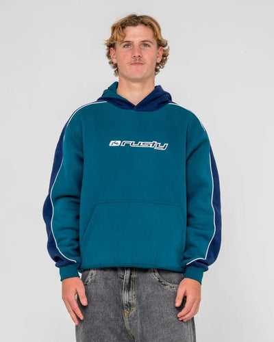 PANELA ANDERSON 2.0 HOODED FLEECE - RustyFTM1179-DEEP TEAL-XS