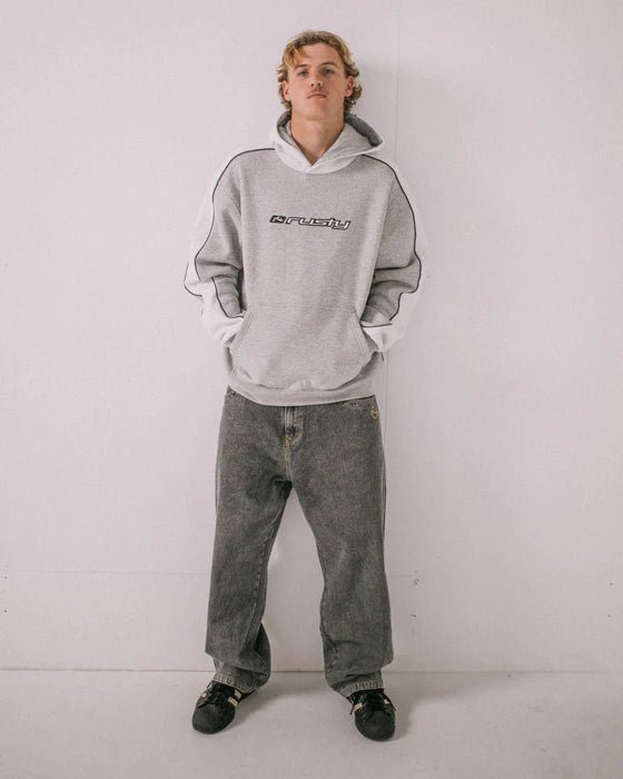 PANELA ANDERSON 2.0 HOODED FLEECE - RustyFTM1179-GREY MARLE-XS