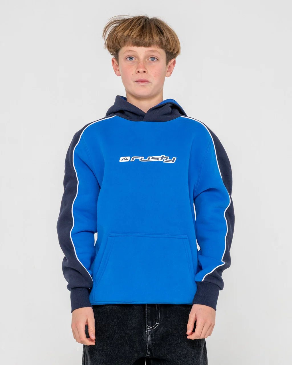 PANELA ANDERSON 2.0 HOODED FLEECE BOYS - RustyFTB0323-ROYAL BLUE-6