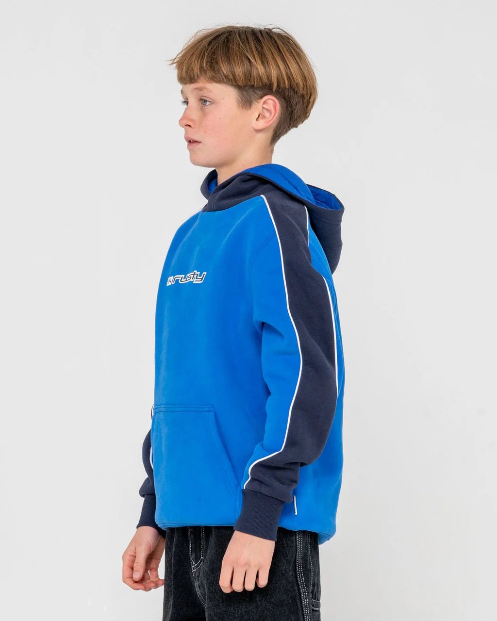 PANELA ANDERSON 2.0 HOODED FLEECE BOYS - RustyFTB0323-ROYAL BLUE-6