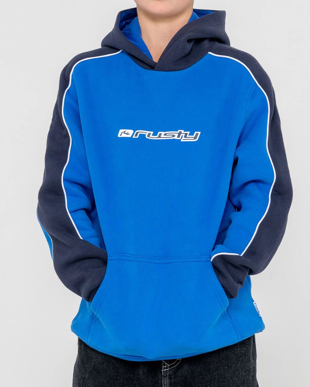 PANELA ANDERSON 2.0 HOODED FLEECE BOYS - RustyFTB0323-ROYAL BLUE-6