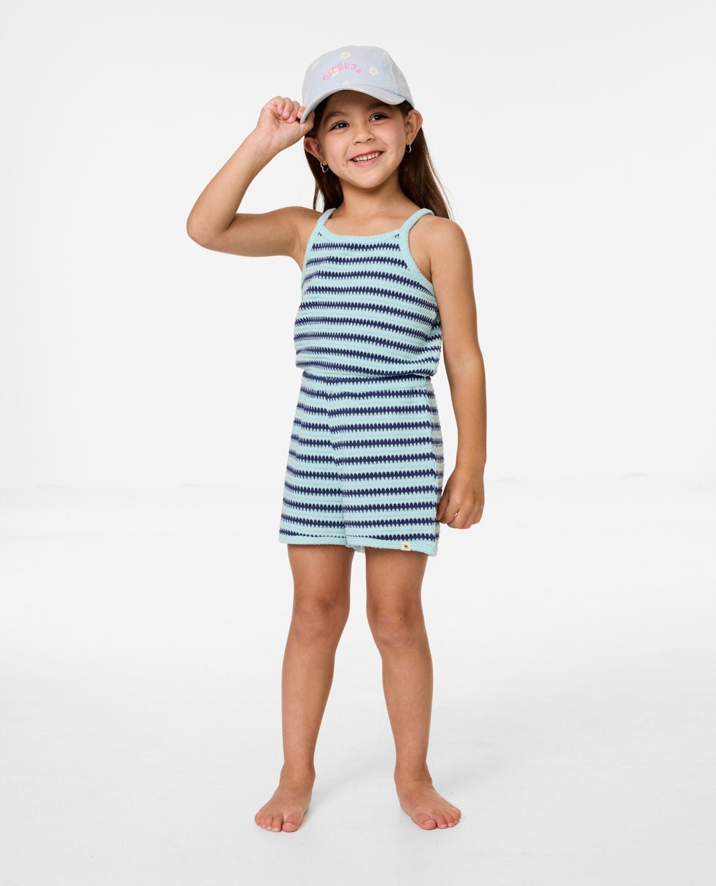 PARADISE BOBBI ROMPER - GIRL - Rip Curl008JRO-BLUE-1to2