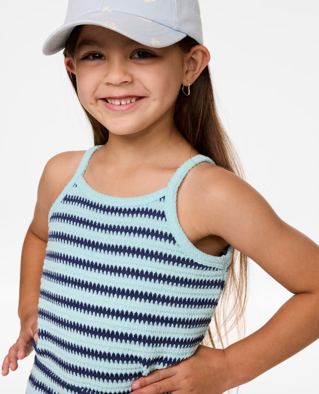 PARADISE BOBBI ROMPER - GIRL - Rip Curl008JRO-BLUE-1to2