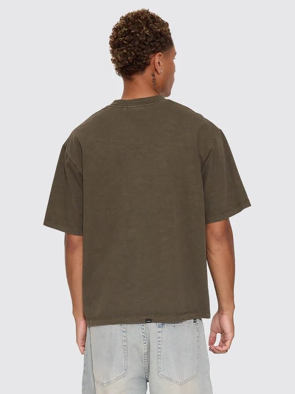 Paradise Built Oversize Box Crop Tee -ThrillsTH26-150F-Olive Night-S