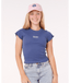 PARADISE CLUB RIB TEE - GIRL - Rip Curl05WGTE - Washed Navy - 8