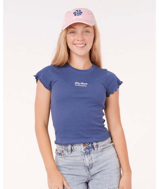 PARADISE CLUB RIB TEE - GIRL
