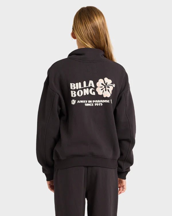 PARADISE HALF ZIP CREW - Billabong24R411600OFB-OFF BLACK-8