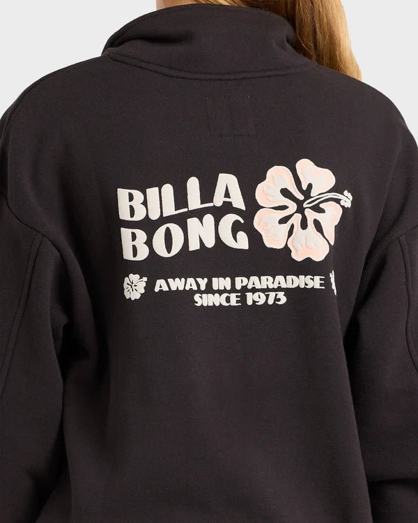 PARADISE HALF ZIP CREW - Billabong24R411600OFB-OFF BLACK-8