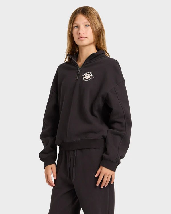 PARADISE HALF ZIP CREW - Billabong24R411600OFB-OFF BLACK-8