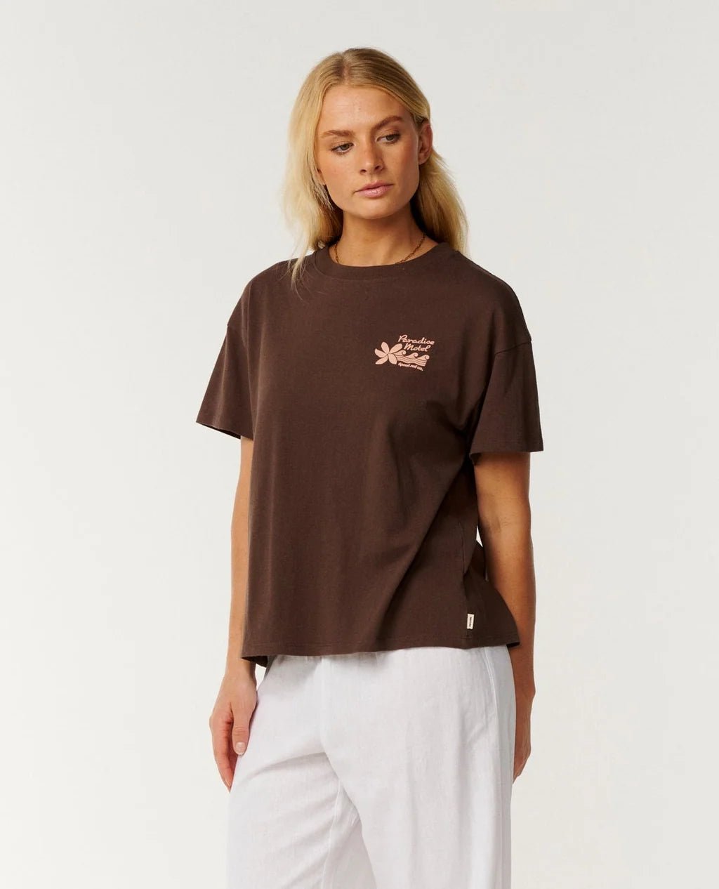 PARADISE MOTEL RELAXED TEE -Rip Curl0QVWTE-Brown-XL