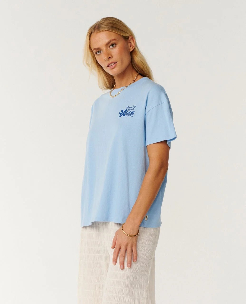 PARADISE MOTEL RELAXED TEE -Rip Curl0QVWTE-Powder Blue-2XS