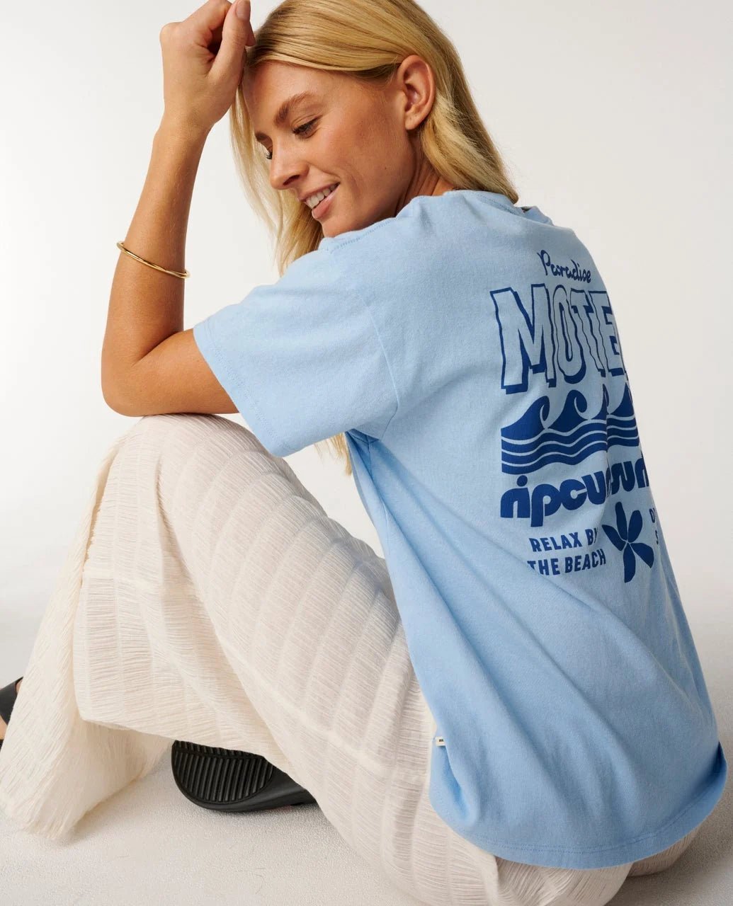 PARADISE MOTEL RELAXED TEE -Rip Curl0QVWTE-Powder Blue-2XS