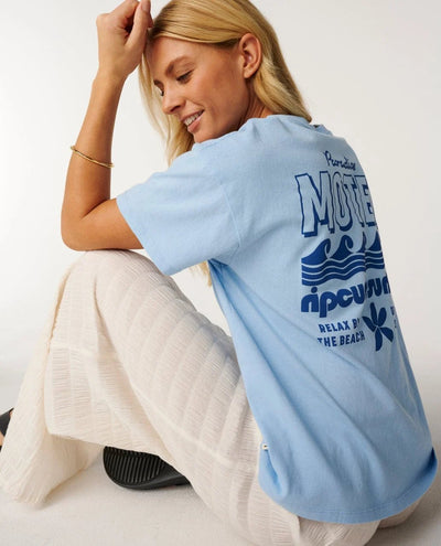 PARADISE MOTEL RELAXED TEE -Rip Curl0QVWTE-Powder Blue-2XS