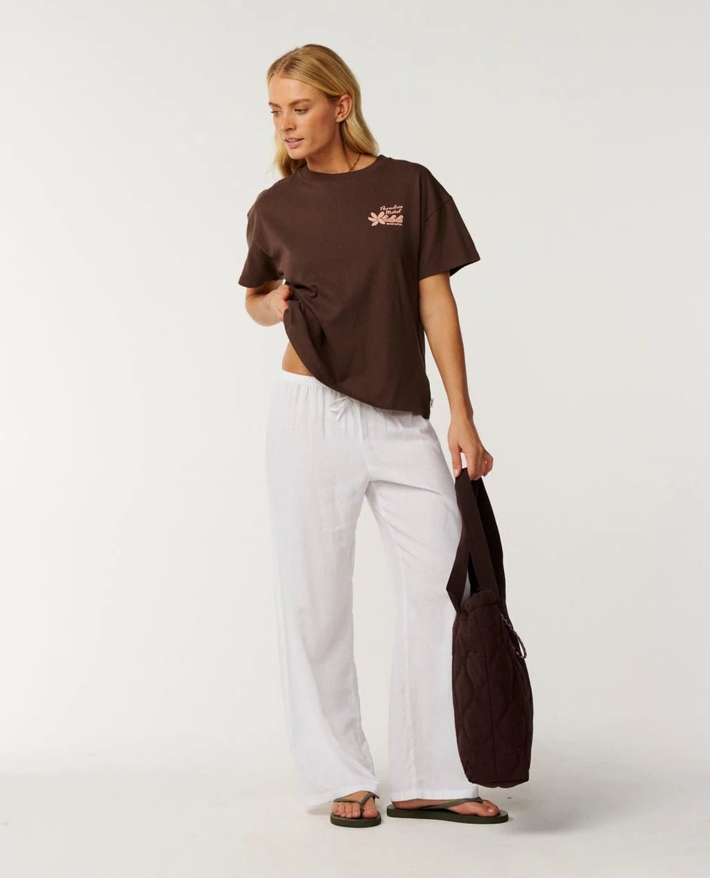PARADISE MOTEL RELAXED TEE -Rip Curl0QVWTE-Brown-XL