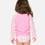PARTY WAVE 2 PIECE SET - GIRL -Rip Curl147JRV-PEACH-3to4