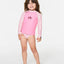 PARTY WAVE 2 PIECE SET - GIRL -Rip Curl147JRV-PEACH-3to4