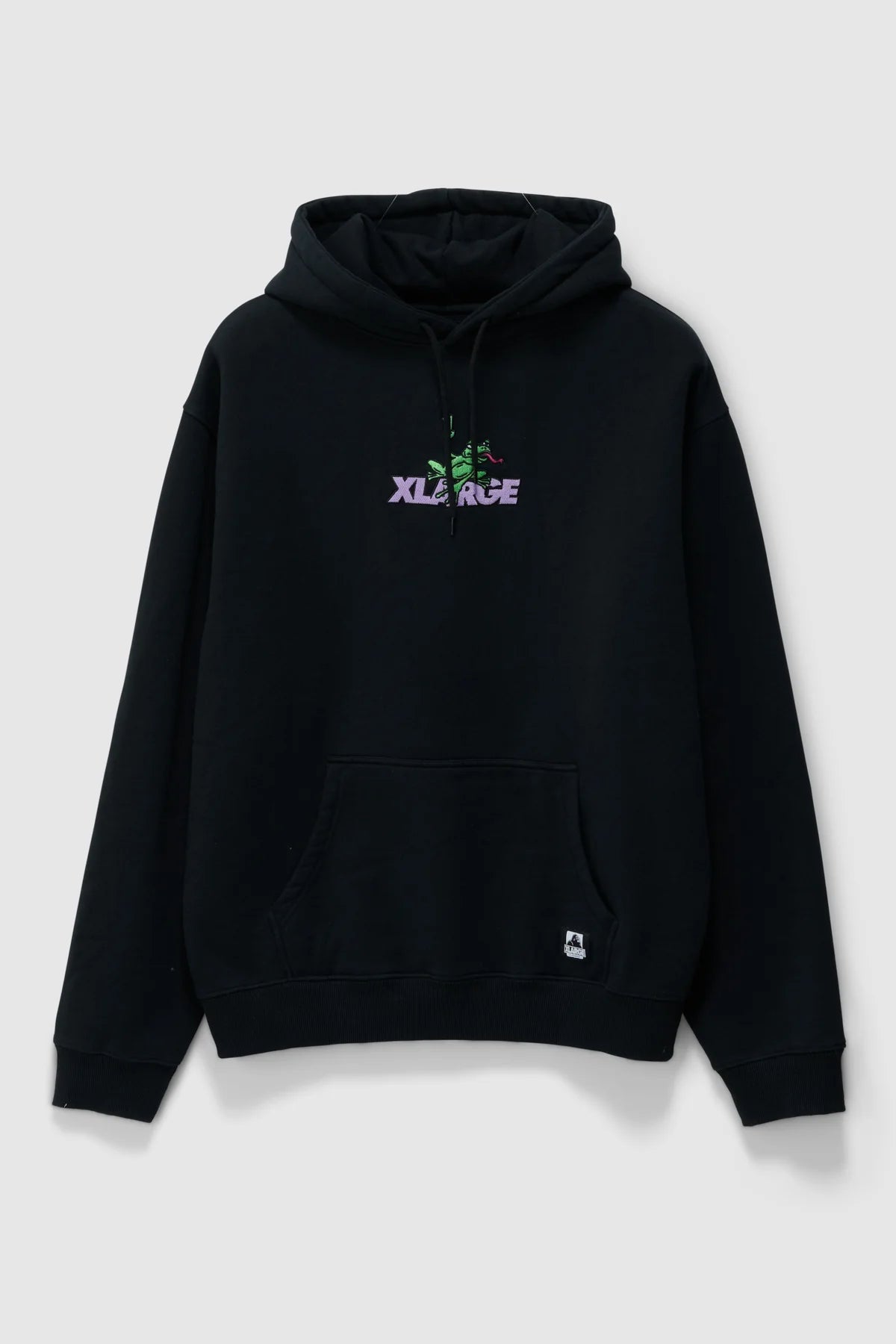 PEACE FROG HOOD - XlargeXL026W3200-BLACK-XXS