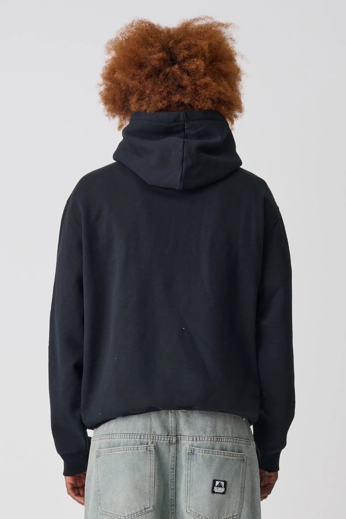 PEACE FROG HOOD - XlargeXL026W3200-BLACK-XXS