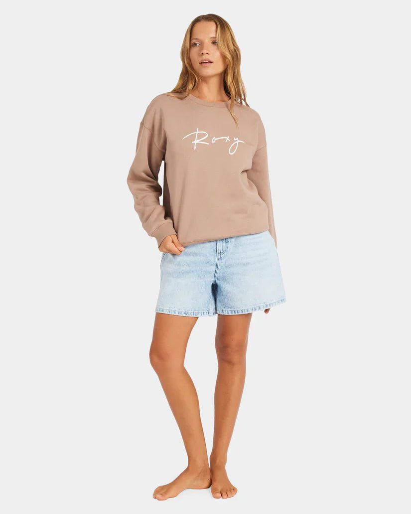 Perfect Place Crew Brushed - RoxyURJFT03227 - CZU0 - Portabella - L