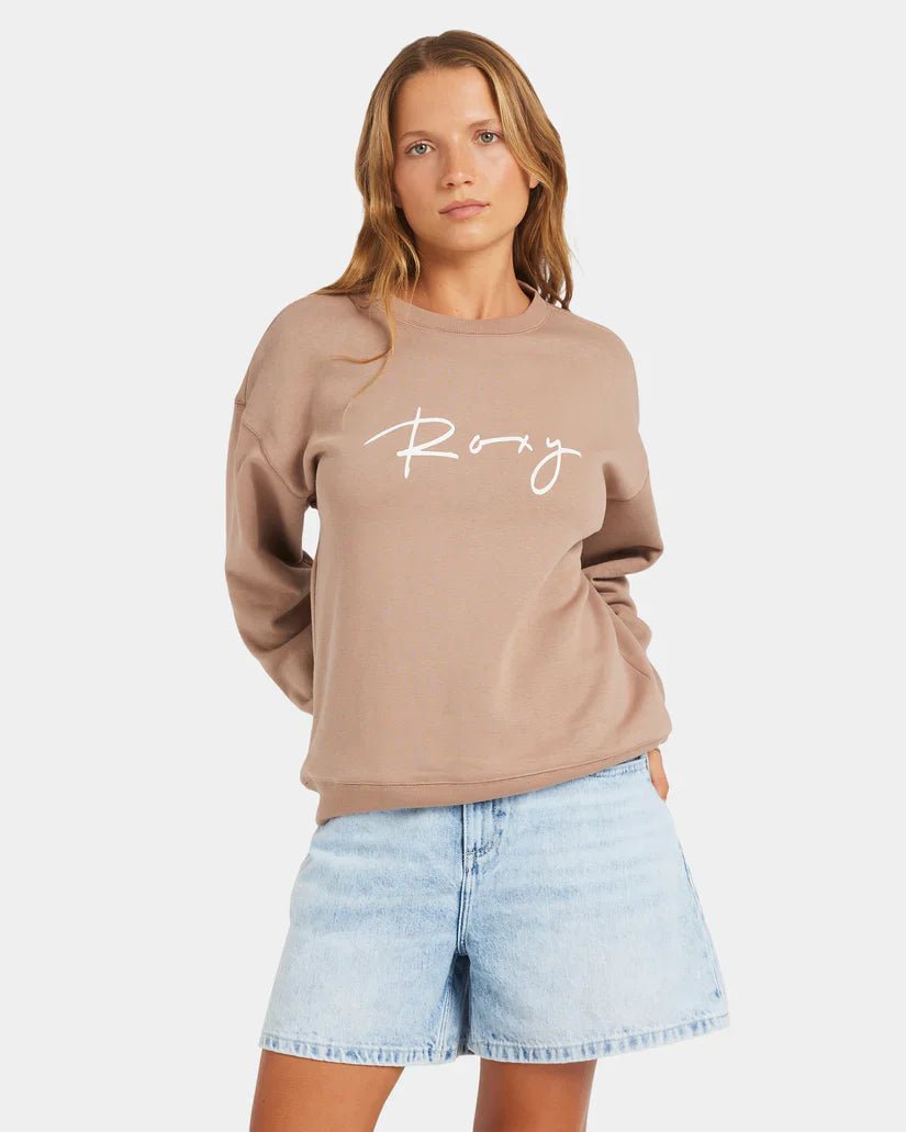 Perfect Place Crew Brushed - RoxyURJFT03227 - CZU0 - Portabella - L