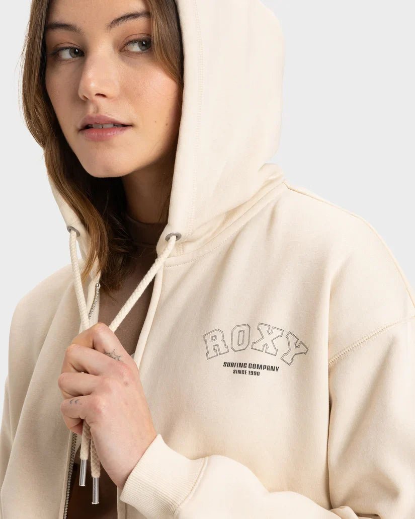 Perfect Place Zip Brushed - RoxyERJFT04960 - Parchment - L