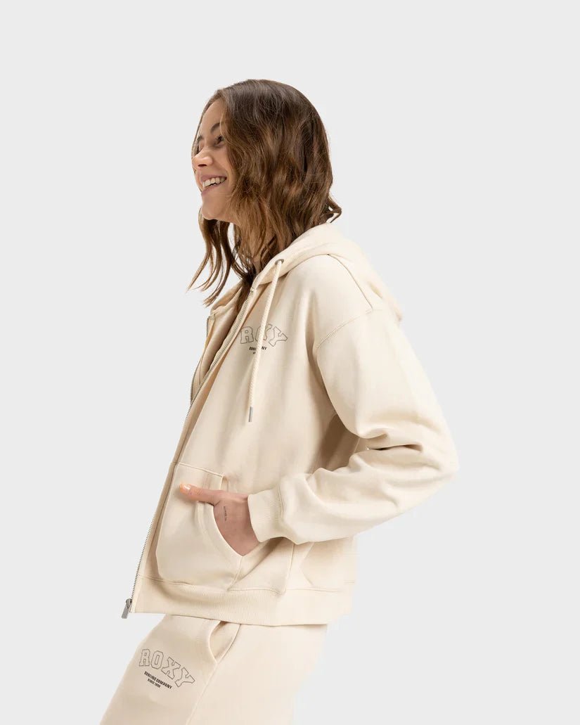 Perfect Place Zip Brushed - RoxyERJFT04960 - Parchment - L