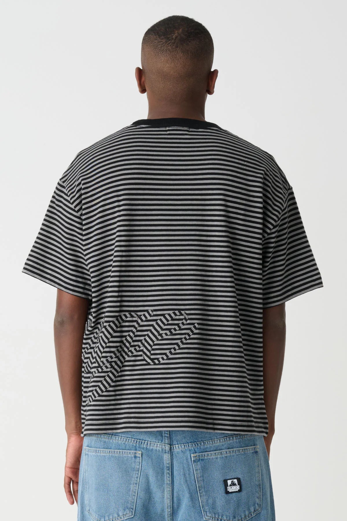 PHANTOM GORILLA FIT TEE -XlargeXL026S2003-GREY STRIPE-XS