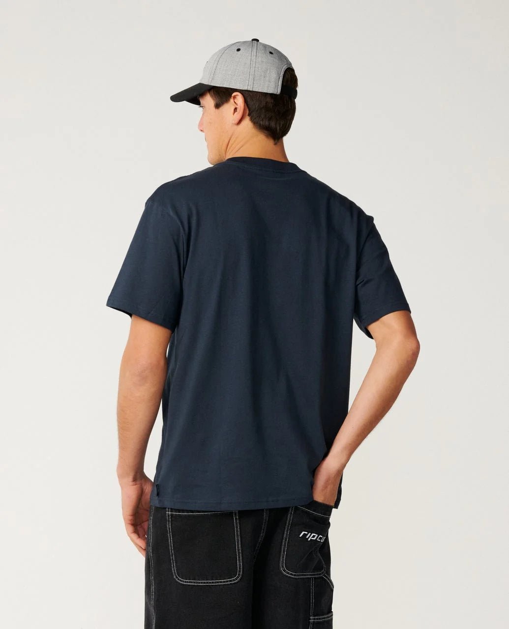 PILL ICON TEE -Rip Curl106MTE-DARK NAVY-XS