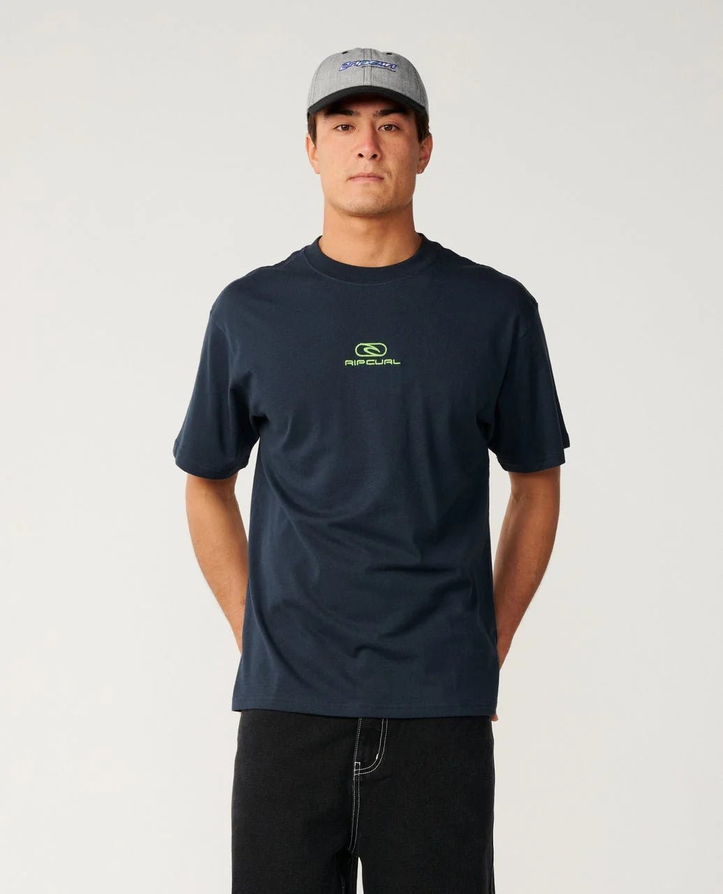 PILL ICON TEE -Rip Curl106MTE-DARK NAVY-XS