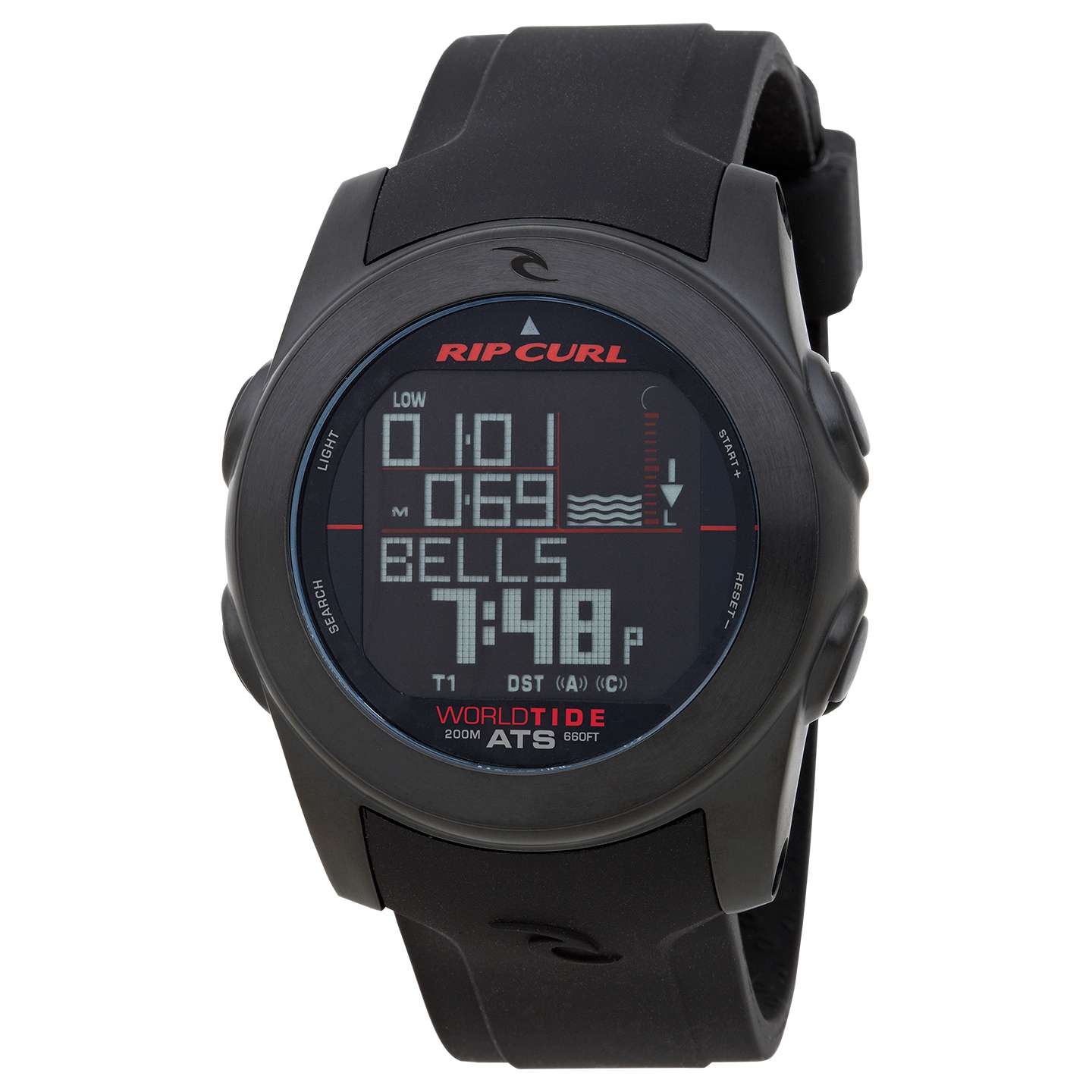 Pipeline World Tide & Time ATS - Rip CurlA1088 - Black - 1SZ
